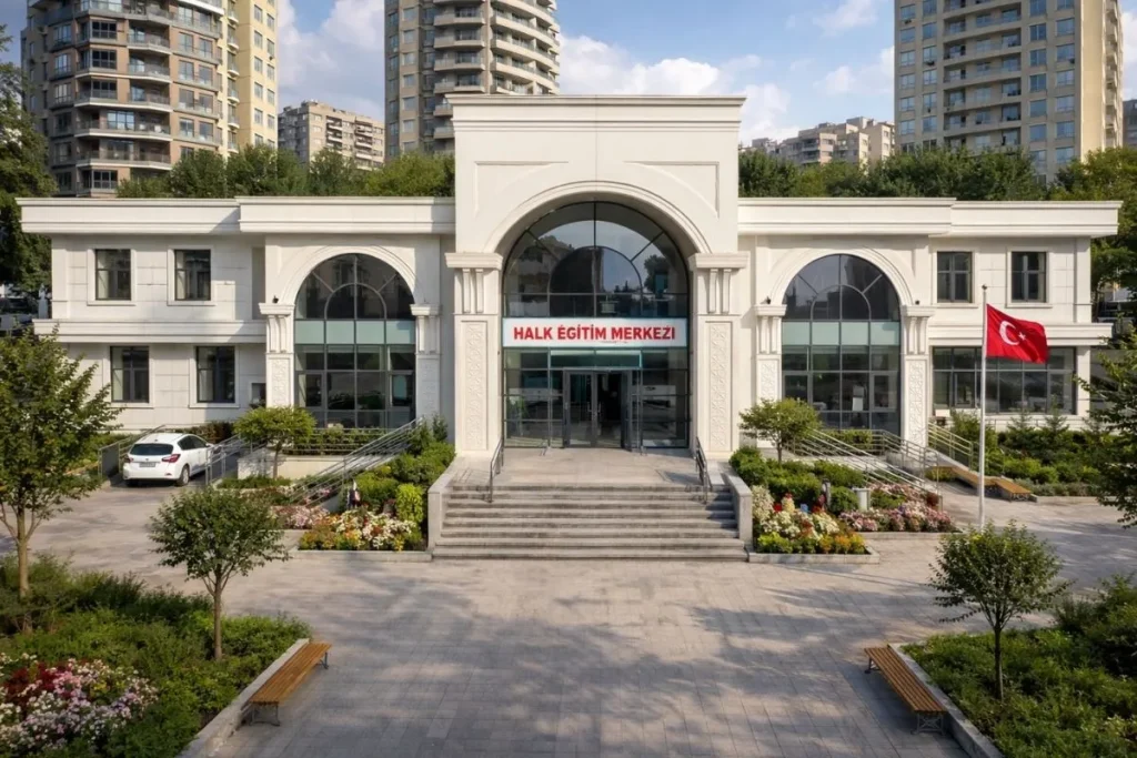 Kartal Halk Eğitim Merkezi binası dışarıdan görünüm